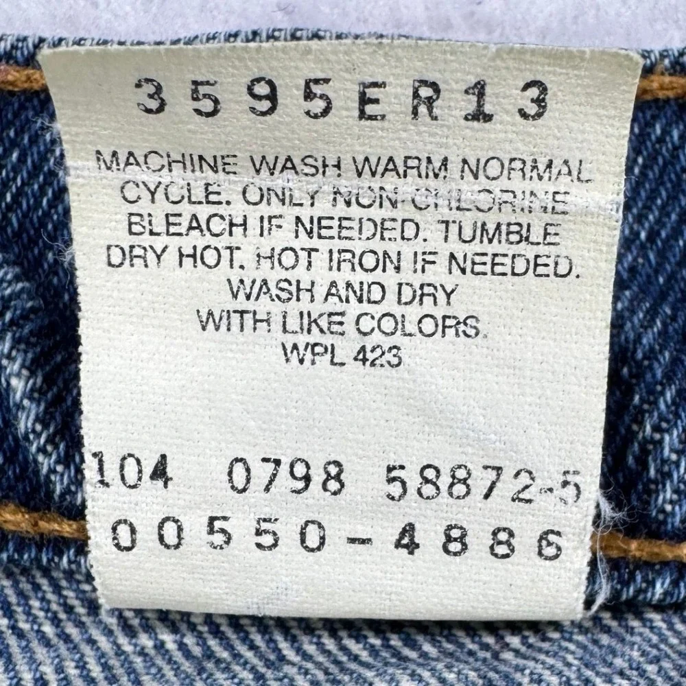 Vintage Levi's 550 Relaxed Fit Jeans Mens 40x30 90's Medium Wash Denim Y2K